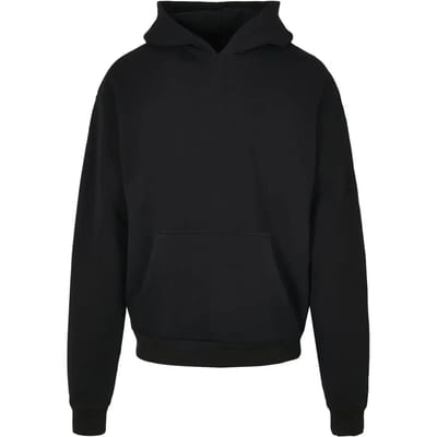 Build Your Brand - Ultra Heavy Cotton Box Hoodie - Black maat S