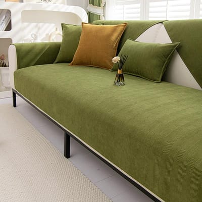 Universele Bankhoes In Chenille Texturen Antislip Bankhoes Handdoek Bank Beschermmat Voor Woonkamer Decoratie Bankkussen 70x70cm-1pc