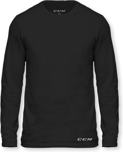 CCM Thermoshirt IJshockey - Lange Mouw Ondershirt - Heren - Compressie - Zwart - Maat XXL