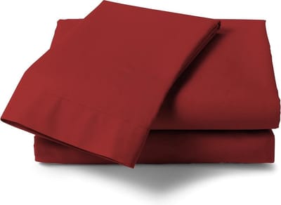 Heckettlane - Perkal Laken - 260/260 - Aurora Red