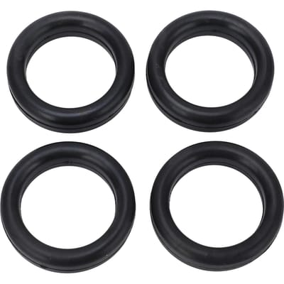 4 Pièces 2 pouces Joint Torique BR554 Support d'Échappement Noir Réduction du Bruit Support d'Échappement Longue Durée Joint Torique pour Véhicules black
