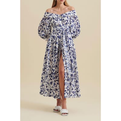 Anne Fontaine Eulalie Dark Navy Size: 38 | Maxi Dresses Outlet | Dames | Blauw