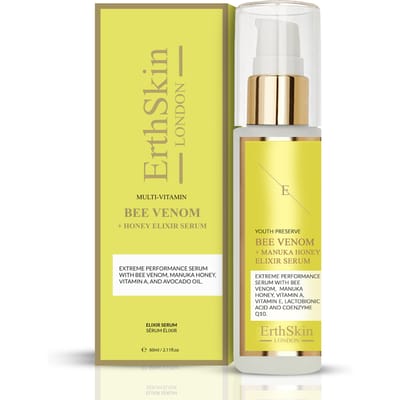 ErthSkin London Bijenaders + Manuka Honing Elixir Serum 60