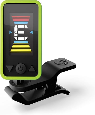 Clip-on Tuner voor Gitaar, Bas, Ukelele en Banjo - Kleuren Display