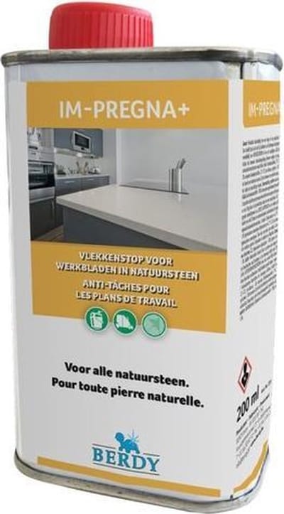 Im-Pregna plus - Beschermt NATUURSTEEN  (binnen en buiten) - Berdy - 200 ml