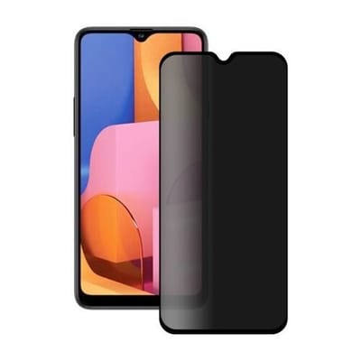 ShieldCase Glazen Privacy Screen protector geschikt voor Samsung Galaxy A12 - bescherming tegen krassen & stoten - volledige privacy