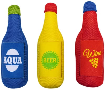 Beeztees drijvend hondenspeelgoed Drankje Assorti 1st