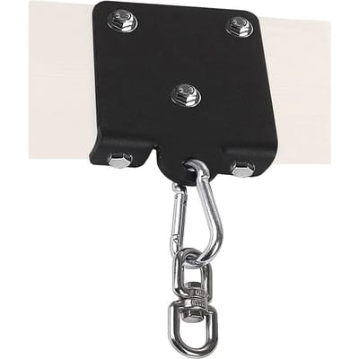 Zware bokszakhanger Staal Wandmontage Trainingszandzak Haak 360 graden Rotatie Plafond zwart