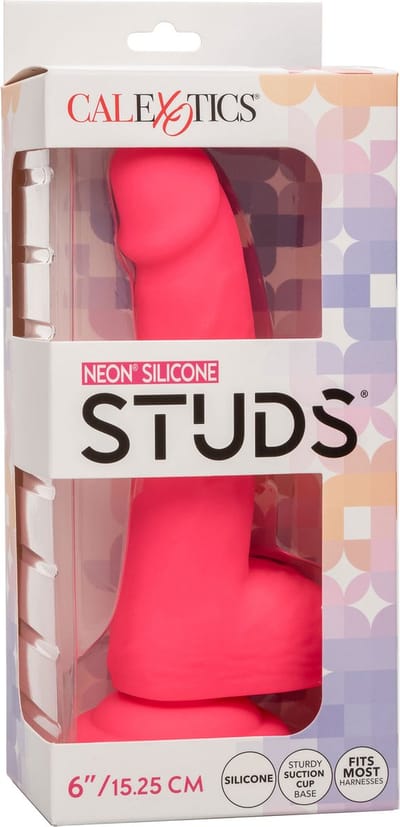 Neon Siliconen Studs 6 inch