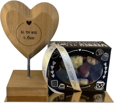 Hart - All you need is love - Bonbons - Lint: Speciaal voor jou - Cadeauverpakking
