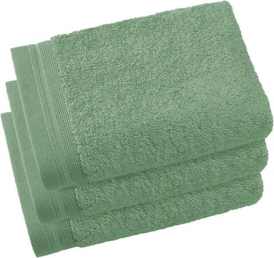 De Witte Lietaer Washandjes Contessa, Sea Green - 16 x 21 cm - 6 stuks - Katoen