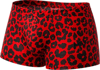 MODUS VIVENDI Leopard Brazil Boxer Red - MAAT S - Heren Ondergoed - Boxershort voor Man - Mannen Boxershort