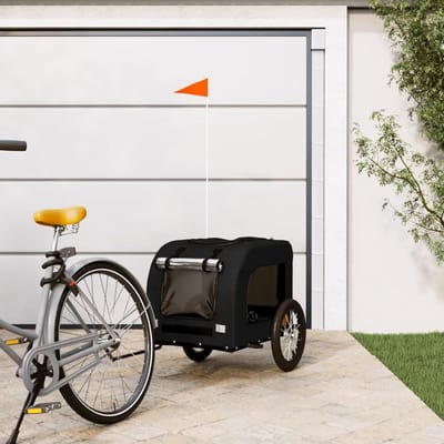 Hondenfietskar - Hondenkar Fiets - Veilig Vervoer - Waterafstotende Hoes - Niet gespecificeerd - Zwart