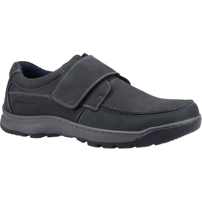 Hush Puppies Casper Leder Heren Navy Nubuck Loafers