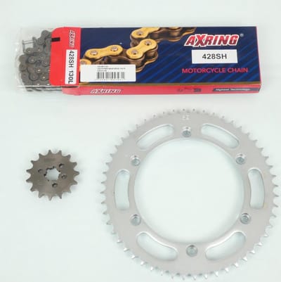 axring kettingset voor motor kawasaki 125 kdx sr 1990 tot 1994 15x52 niet 428 nieuw