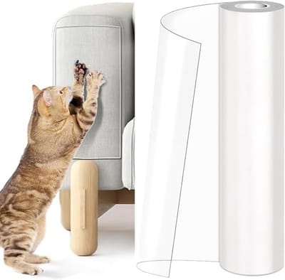 Anti-Kras Beschermingstape voor Meubels, Dieren Sofa Bescherming, Transparante Zelfklevende Tape voor Banken en Deuren, Flexibele Oplossing voor Katten en Honden