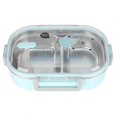 Allecto - Lunchcontainer - Thermisch Geïsoleerd - Lekvrij - Blauw - Voor Warm Voedsel - Ideaal voor Kinderen en Studenten