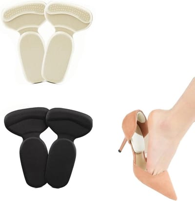 Hielpads voor te grote schoenen voor vrouwen, zelfhechtende hielbeschermers en schoenvullers voor extra comfort en ondersteuning