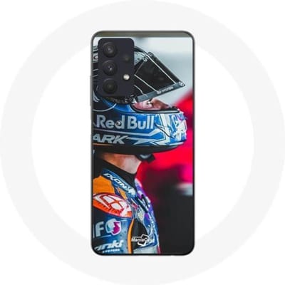 Coque - Maniacase - Samsung Galaxy A32 4G - Miguel Oliveira Moto GP - Silicone - Souple noir