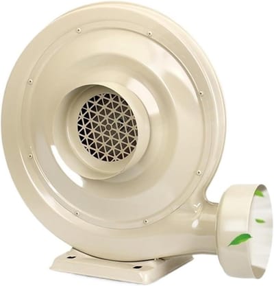 Opblaasbare Ventilator - Stofverwijderaar - Luchtcirculatie Werkplaats - Metaalijzeren Behuizing - 21 m/u - Beige