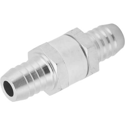 Clapet anti-retour unidirectionnel anti-retour en alliage d'aluminium universel pour carburant, essence, huile, eau diesel 14mm