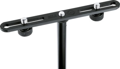K&M 23550 Microfoon T-bar voor 2 microfoons