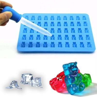 BukkitBow - Siliconen Gummy Bear Mal – Chocoladevorm – Gelatine vorm – Snoep Maker – Ijsvormpjes – Gelei mal