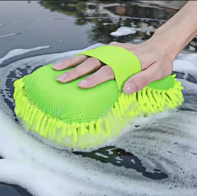 Microfiber Auto Washandschoen – Kras & streepvrij – Autowassen & Reinigen – Autoverzorging - G2.4