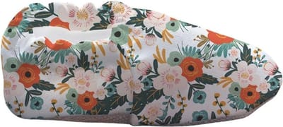 ZOMER Baby Slofjes, Pantoffels, Sloffen, Zacht Katoenen - Lente Bloemen EU 20