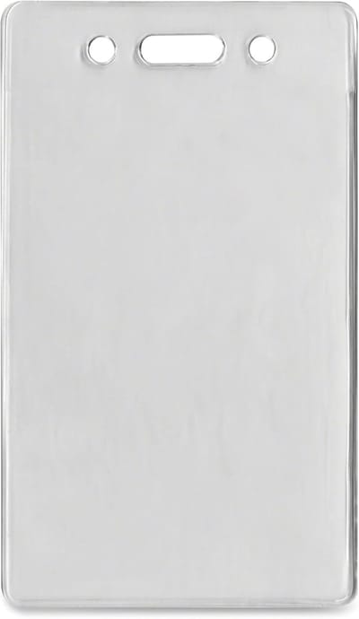 Transparante Badgehouder voor ID Kaarten - Verticaal, 2-3/8 x 4-3/8 inch - 50 Stuks