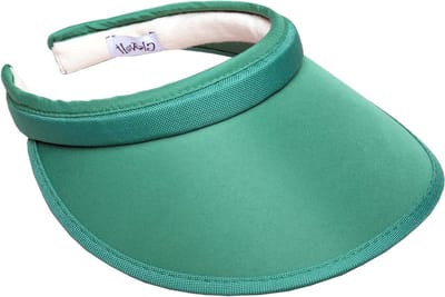 Clip On Vizier - Zonne Vizier - Sport en Strand - UV 50 Bescherming - 3.5 Inch Brede Rand - Blauw
