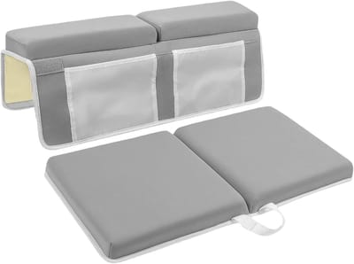 Kniebeschermers Set - Ondersteuning Kussens - Comfortabel Werken - Antislip Schuimrubber - 40x28 cm - Grijs