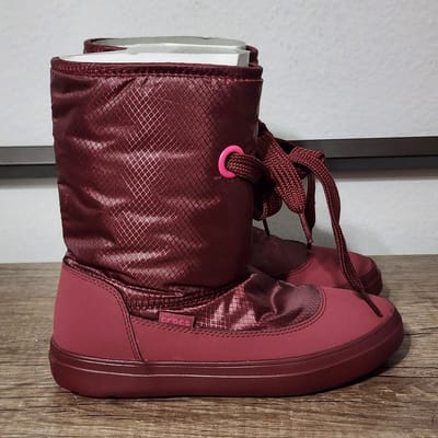 Crocs Lodgepoint Nylon Lace Boot Garnet Rood Maat 34/35 US W5