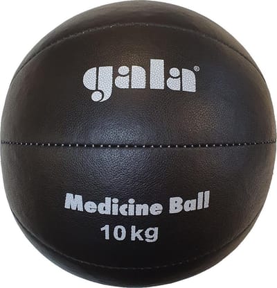 Gala Medicine Ball - Medicijn bal - 10 kg - Zwart Leer