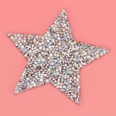 Vijfpuntige ster patches met sprankelende stickers en mode sequins voor kleding en interieuraccessoires voor vrouwen, mannen en kinderen