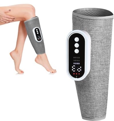 Draadloos beenmassageapparaat met druktherapie en knie verwarming