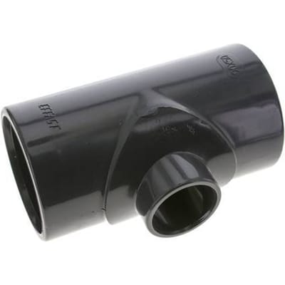 PVC Adapter T-stuk Lijmmof 90 tot 50mm