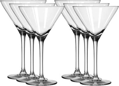 Royal Leerdam Cocktail martini glazen - 6x stuks - 260 ml - glas - Cocktail glazen