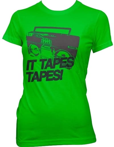 Hybris It Tapes Tapes Girly Tee dames-T-shirt groen