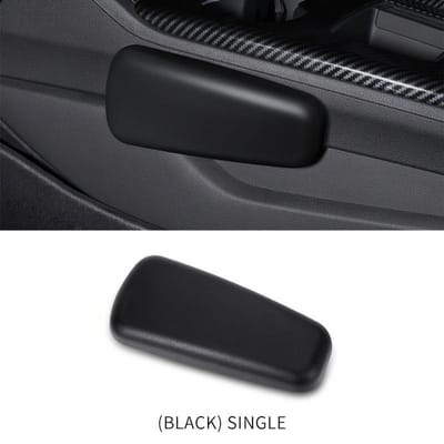 Autostoel Armleuning Pad voor Hoofdbestuurdersdeur Opvulstuk Middenconsole Armleuning Box Pad Beensteun Arm Elleboogsteun Kniebeschermer zwart