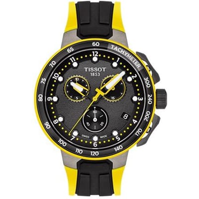 TISSOT Race Collection Quartz Uurwerk Horloge Herenhorloges Horloge 43mm Zwarte Wijzerplaat Roestvrijstalen Kast T111.417.37.057.00 Regular Watch Box black