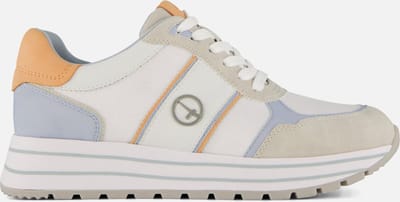 Tamaris Essentials Sneakers beige Textiel