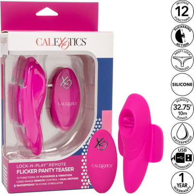 Likkende Panty Vibrator - Met Afstandsbediening - 12 vibratiestanden en likfunctie - Krachtige Dubbele Motoren - Oplaadbaar