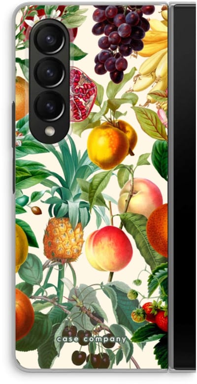 Case Company® - Hoesje geschikt voor Samsung Galaxy Z Fold4 hoesje - Classic Flora - Soft Cover Telefoonhoesje - Bescherming aan alle Kanten en Schermrand