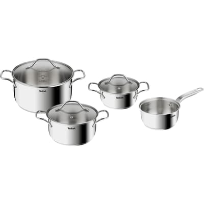 Tefal Intuition - Pannenset - 4-delig - Inductie - RVS - Geschikt voor Alle Warmtebronnen