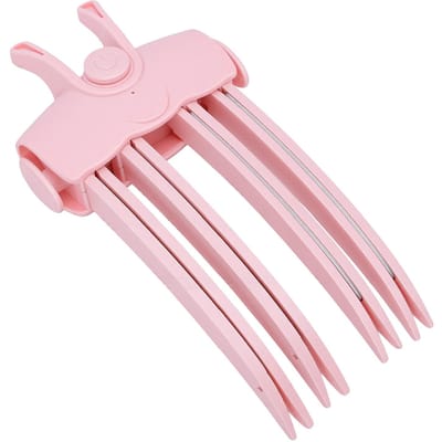 Haar Volumizing Clip Elektrische Verwarming Ergonomische Gebogen Wortel Liften Haarclip voor Haar white