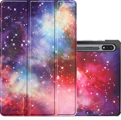 Hoes - Geschikt voor Samsung Galaxy Tab S8 - Dun & Stevig - Trifold Bookcase - Hard Cover - Hardcover Book Case - Tablet Hoesje - Galaxy