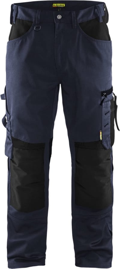 Blaklader Werkbroek zonder spijkerzakken 1556-1860 - Donker marineblauw/Zwart - D116