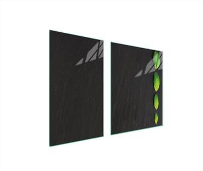 TMK ArtDeko - Snijplank - 100x52 cm - Bazilicum Motief - Veilig en Stijlvol