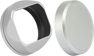 Vierkante metalen lenskap voor Fuji X100VI X100V X100F X100S X100T X70 camera accessoires met 49mm adapterring en hood